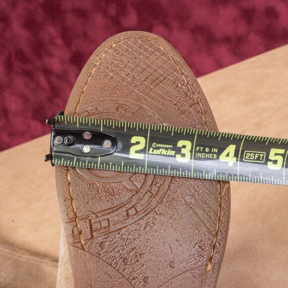 Born Women Ali Brown Distress Suede Farm Riding Knee Boots sz 9US EUR40 - Picture 6 of 10